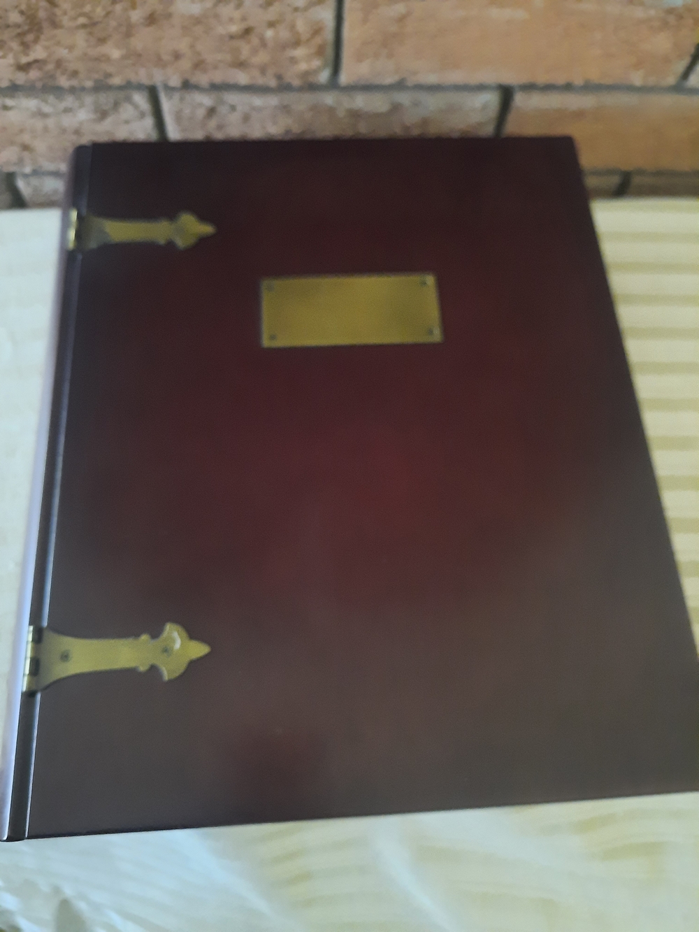 Large Bombay Company memory /storage box